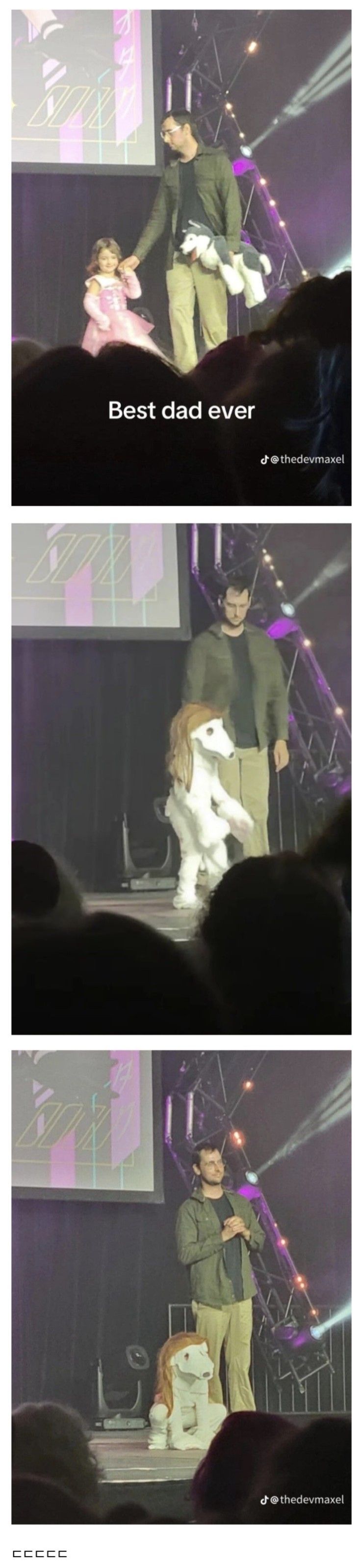 코스프레 대회 참가한 부녀