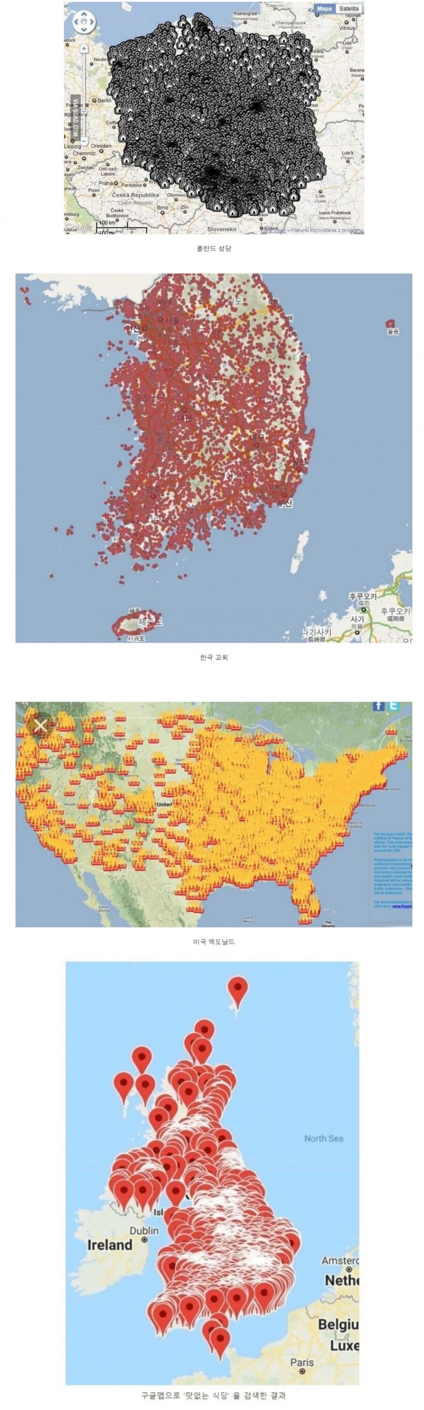 나라별 인기업종