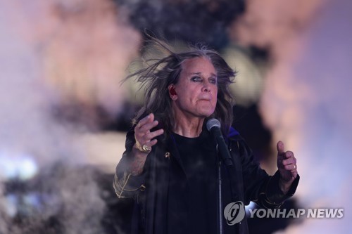 2022년 오지 오스본 공연 모습[AFP 연합뉴스 자료사진. 재판매 및 DB 금지]