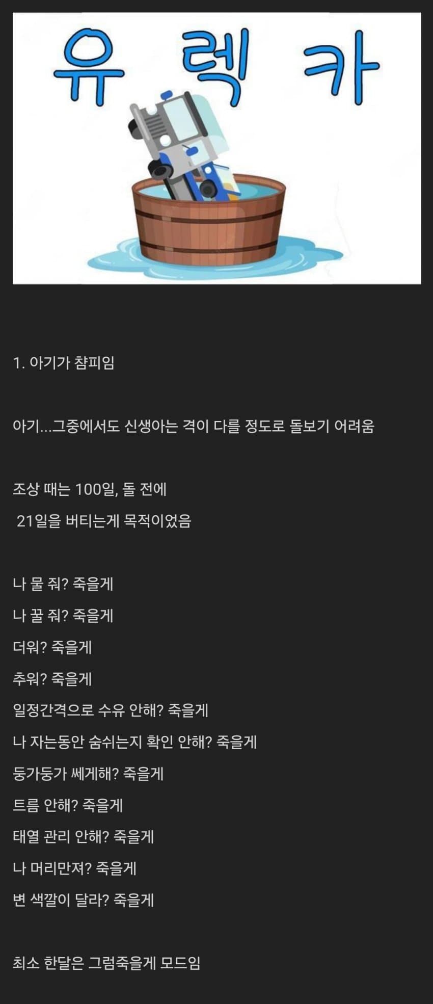 [기갤] 산후조리원 가는게 나은 EU