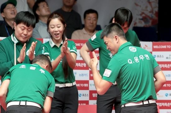 ‘초클루 11점 퍼펙트큐’ 하나카드 하림 꺾고 2연승…SK렌터카도 에스와이 제압 3승째 [PBA팀리그 1R]