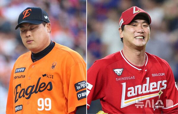 김광현 조기 강판 류현진과 첫 대결서 판정승…SSG 선두 한화 제압(종합)