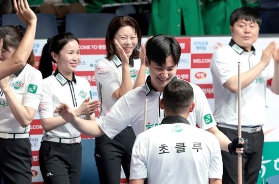 하나카드 올시즌 최다 5연승…하이원은 ‘선두’ SK렌터카 제압 4연승 [PBA 팀리그 1R]