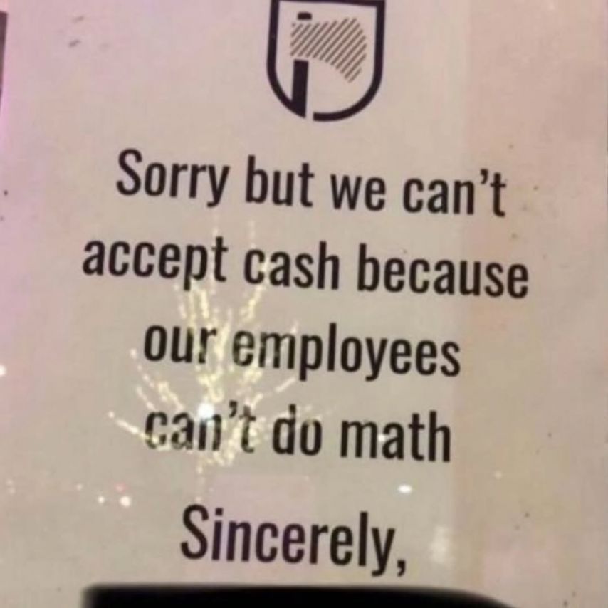 가게에서 현금을 안 받는 이유