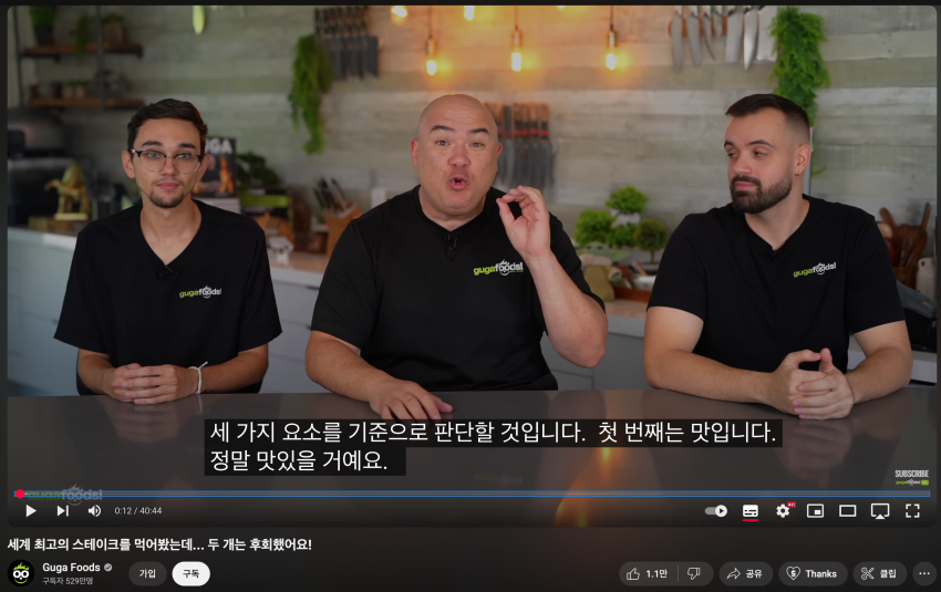 [싱갤] 싱글벙글 500만 고기유튜버가 평가한 한국식 갈비