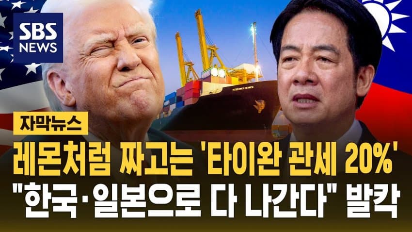 [대갤] 美트럼프, ‘대만 관세 20%’ 폭탄… 韓日에 다 뺏기고 멸망?!
