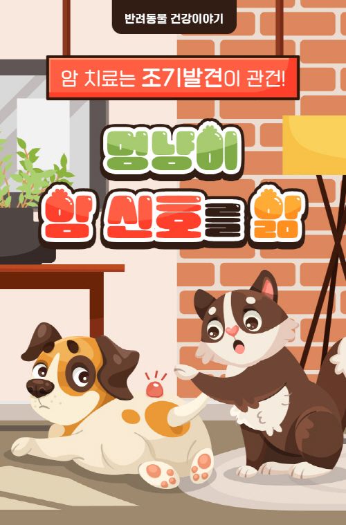 [반려동물 건강이야기] 암 치료는 조기발견이 관건! 멍냥이 암 신호를 앎