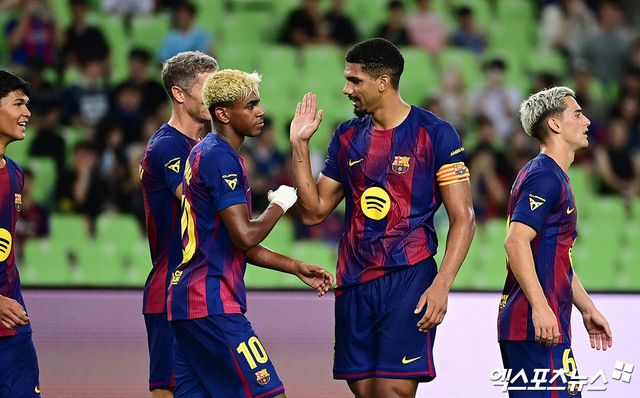 바르셀로나 골골골골골 또또 골 폭죽 미쳤다…대구FC 상대 5골 폭발! 5-0 대승으로 15년 만의 방한 마무리 [현장 리뷰]