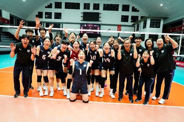 U-21 여자배구 크로아티아에 3-2 역전승…세계선수권 첫 승