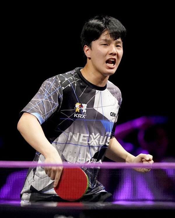 탁구 안재현 뫼레고르에 패배…WTT 요코하마 4강 진출 무산
