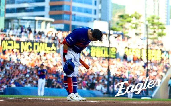 문현빈 쐐기 3점포 한화 손아섭 더비 첫 판서 NC 제압…5연승 신바람