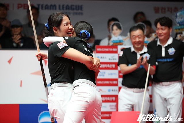 복식 전승 우리금융캐피탈 하림 꺾고 2연승 [PBA 팀리그 2R]